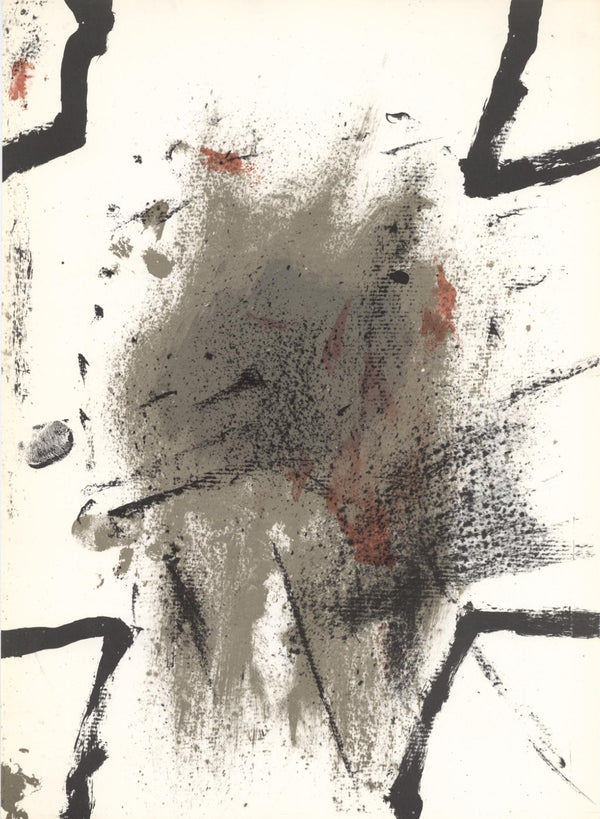 Antoni Tàpies, Composition, Derrière le miroir, Limited Edition Lithograph