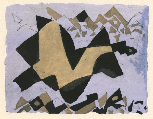 Georges Braque, Etude pour un oiseau, Georges Braque le solitaire, XXe siècle, Limited Edition Lithograph
