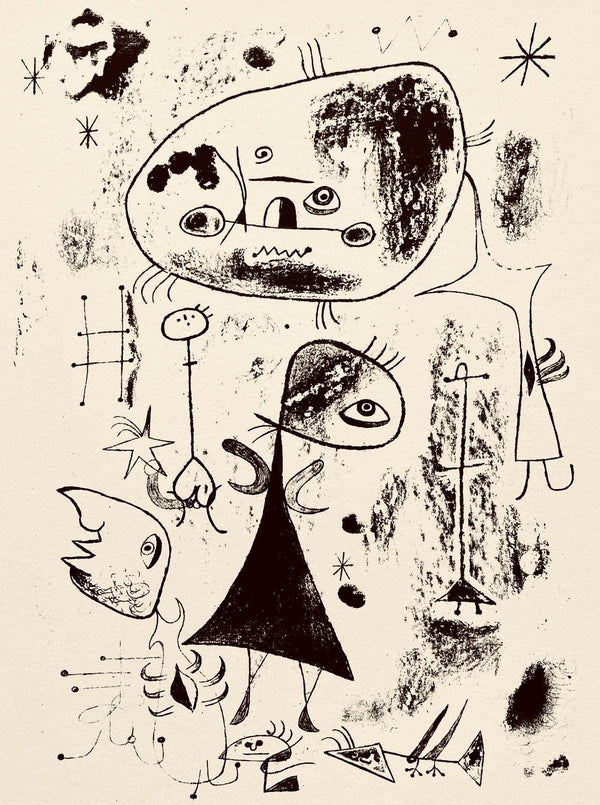 Joan Miró, Composition, The Prints of Joan Miro, Limited Edition Etching