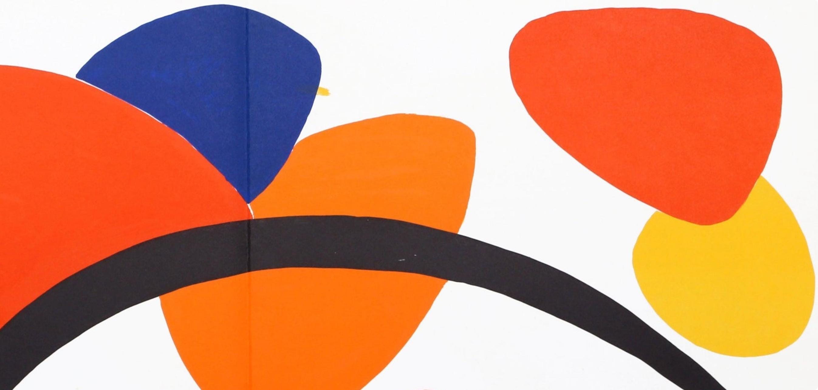 Alexander Calder, Composition, Derrière le miroir, Limited Edition Lithograph