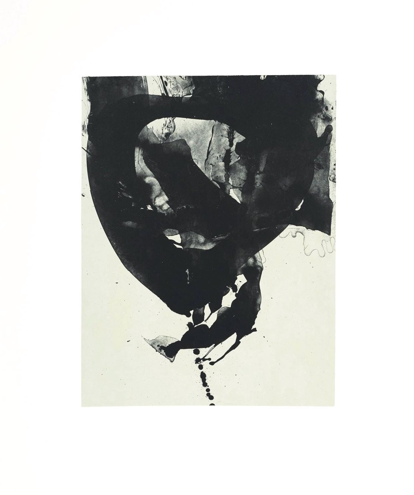 Robert Motherwell, Nocturne VIII (Belknap 354-380; Engberg/Banach 415-441), Three Poems, Limited Edition Lithograph