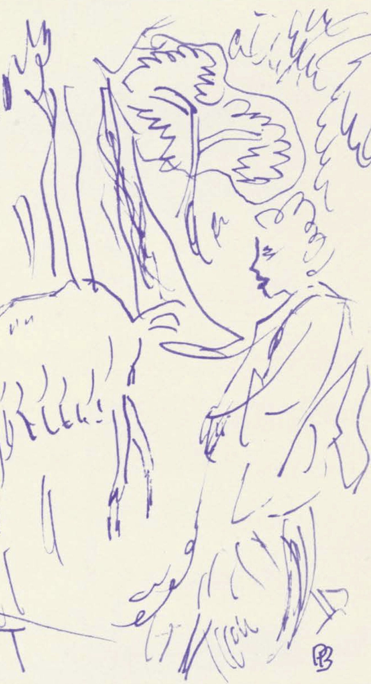 Pierre Bonnard, Composition (Terrasse 54), Pierre Bonnard Correspondences, Limited Edition Lithograph