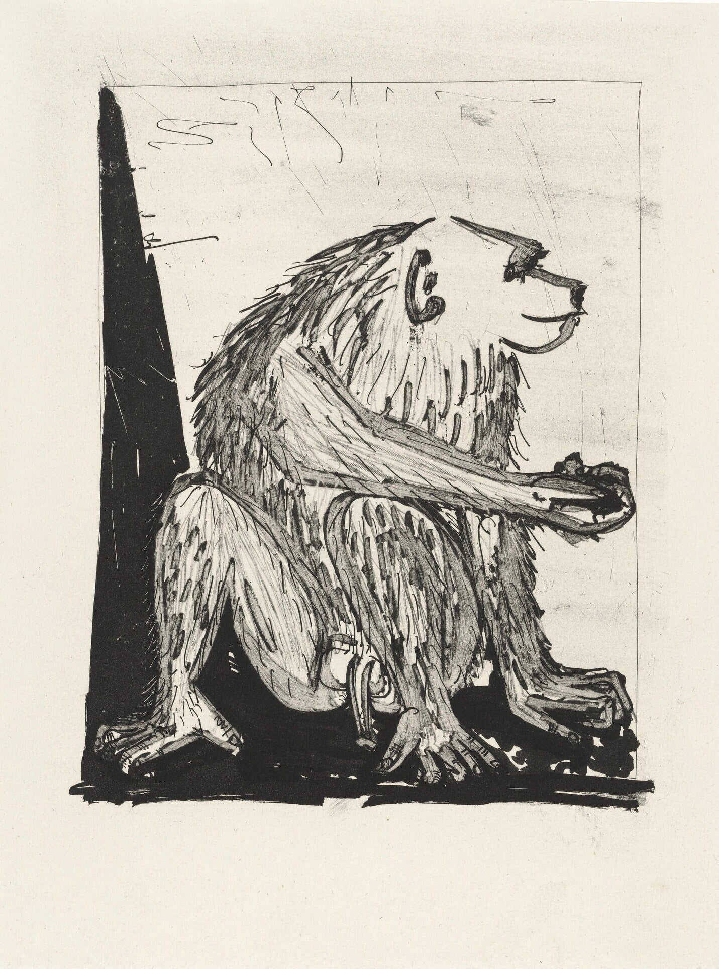 Pablo Picasso, Le Singe, Histoire naturelle, Limited Edition Lithograph