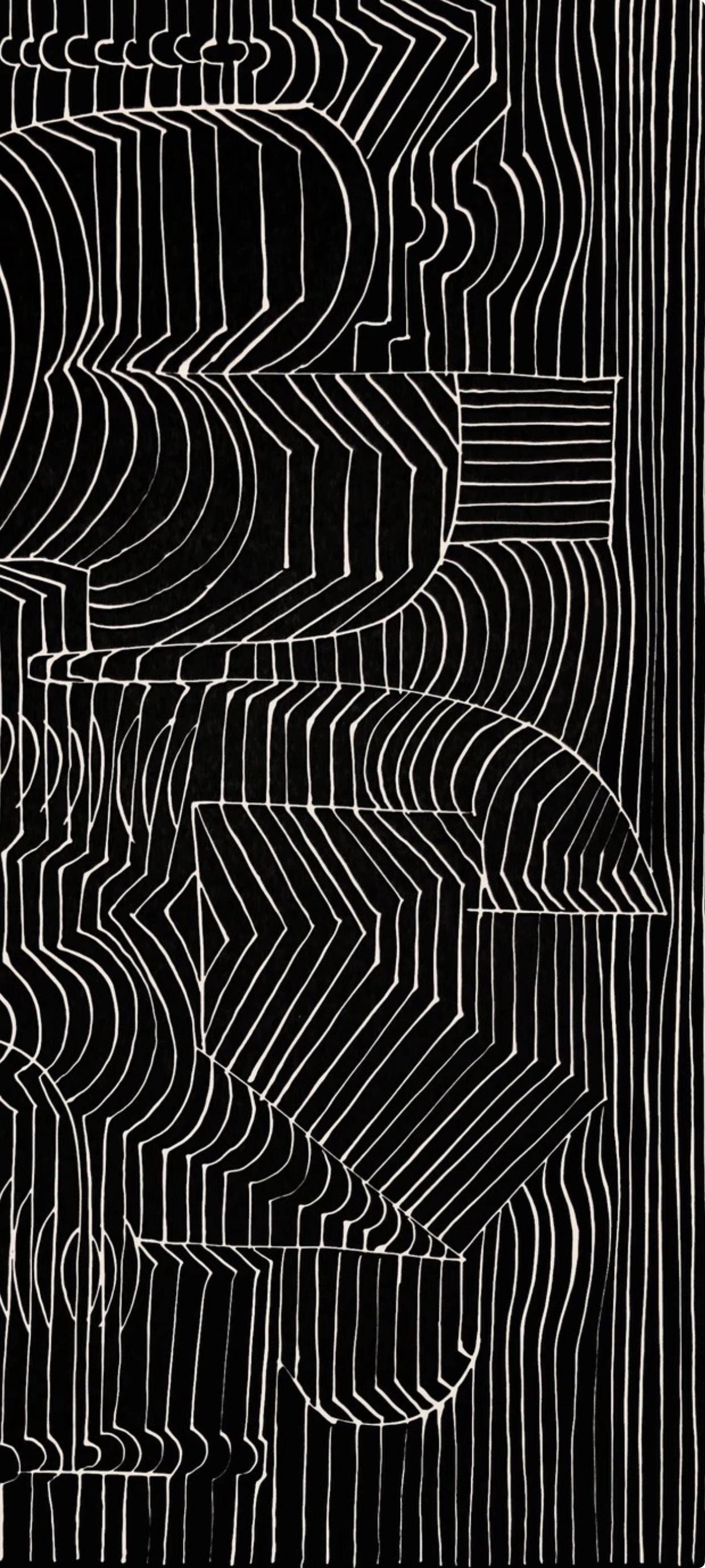 Victor Vasarely, Composition, Ondulatoires, Limited Edition Héliogravure