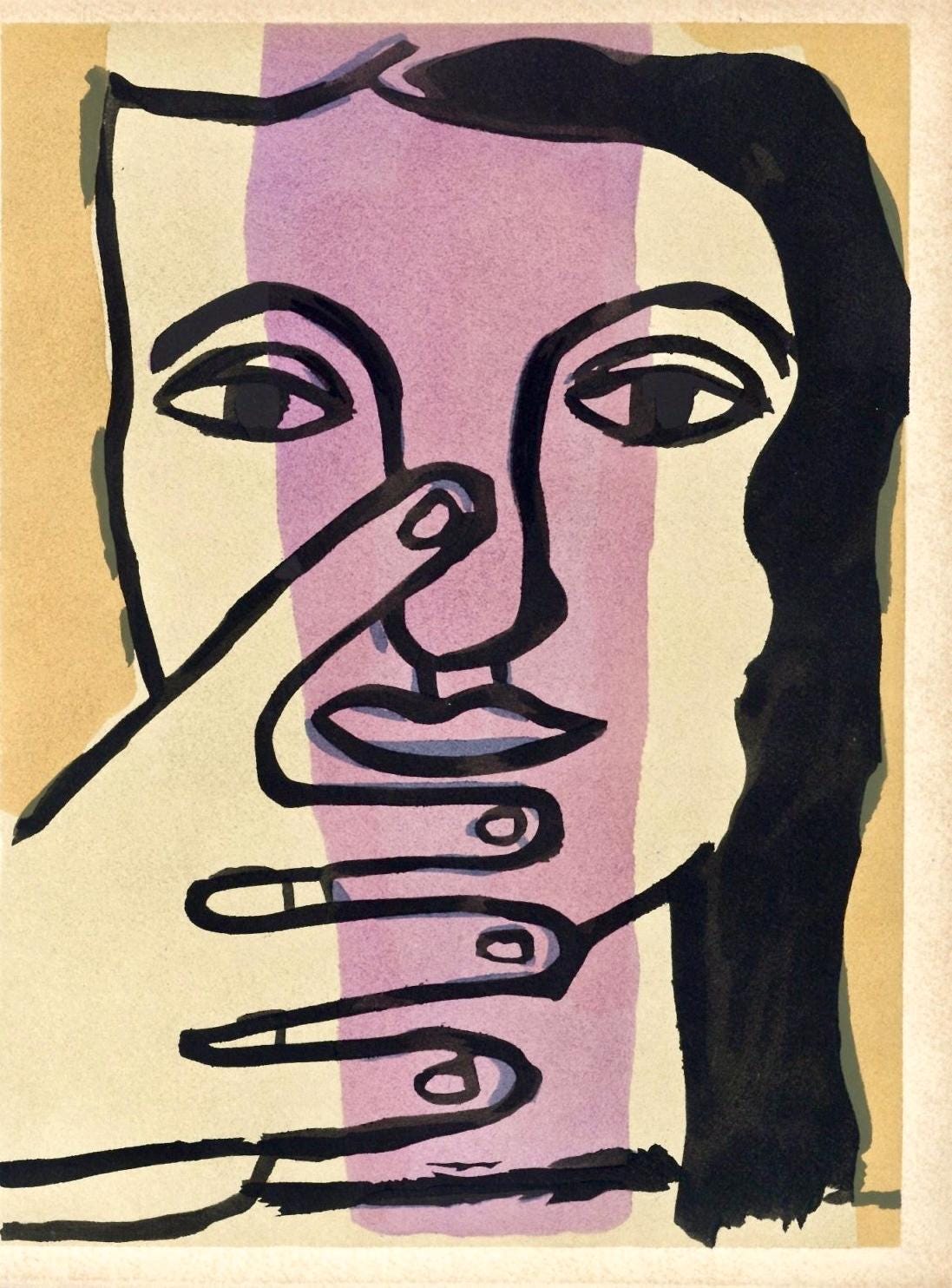 Fernand Léger, Composition, Cahiers d'Art, Limited Edition Lithograph