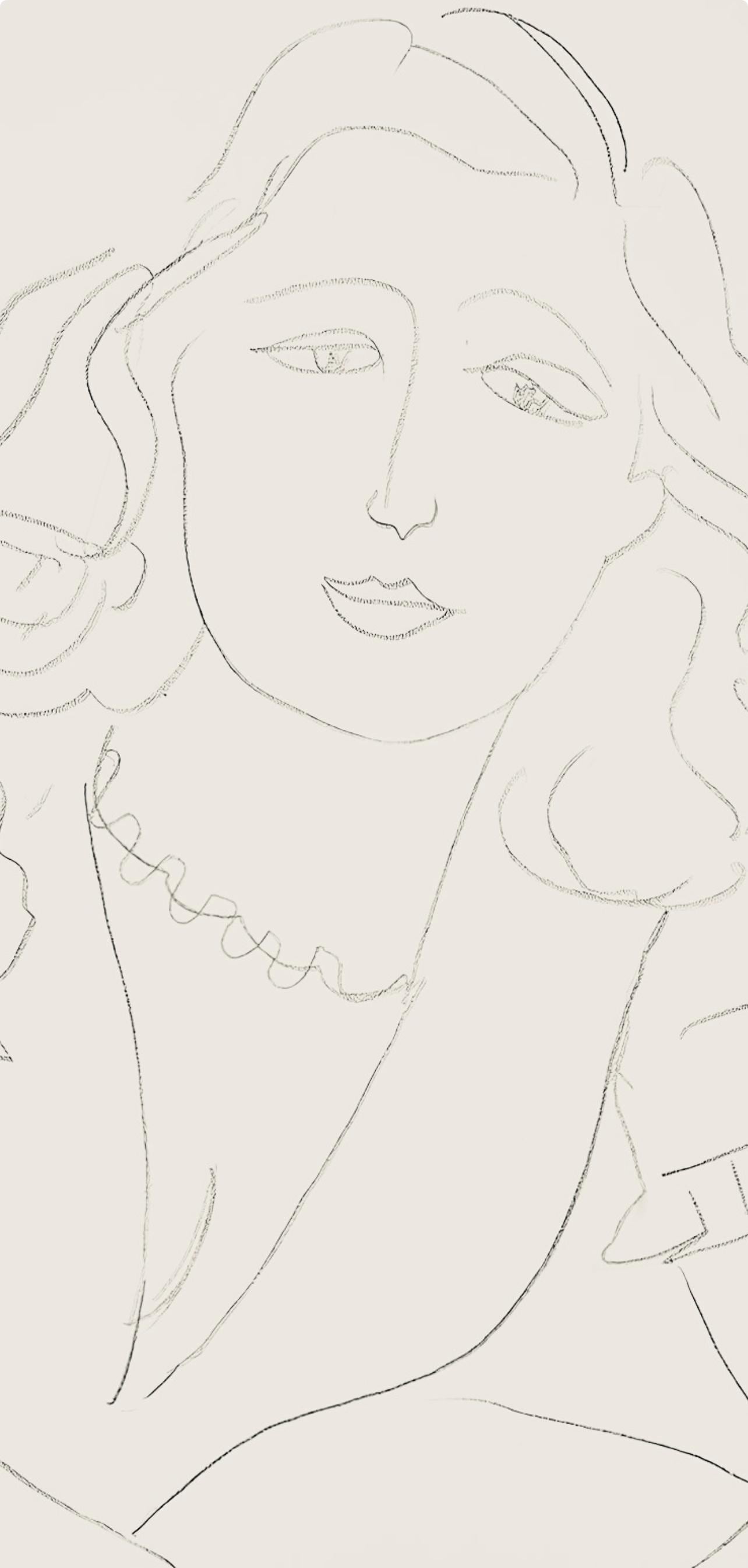 Henri Matisse, Série O, var. 7 (Duthuit 9), Henri Matisse, Dessins, Thèmes et variations, Limited Edition Lithograph