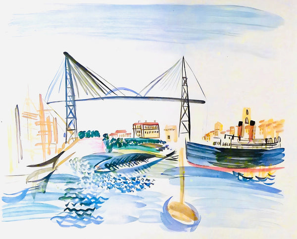 Raoul Dufy, Le Vieux-Port, Vacances forcées