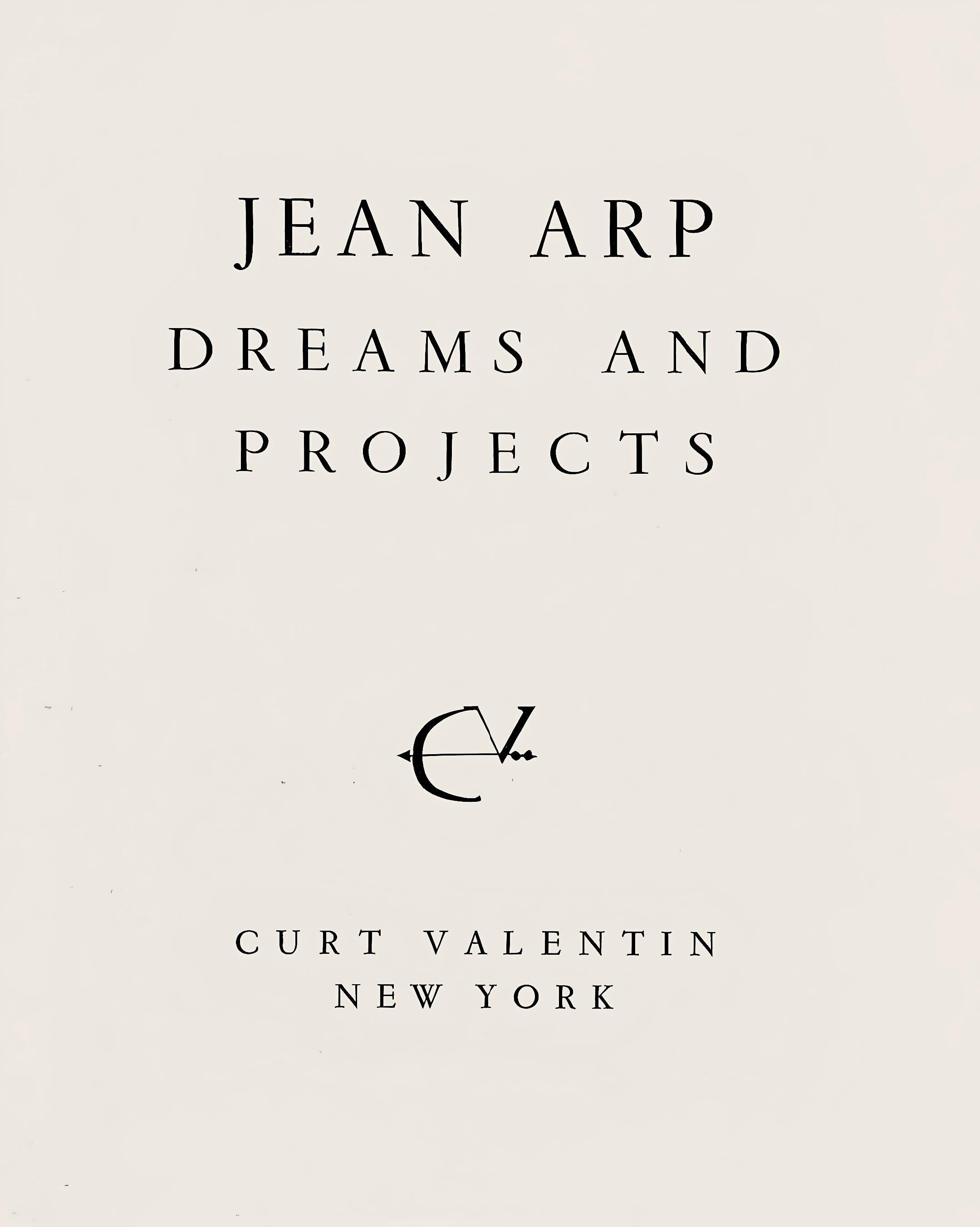 Hans Jean Arp, Composition (Arntz 148-175; Hagenbach A 25; Bolliger 54), Dreams and Projects, Limited Edition Woodcut