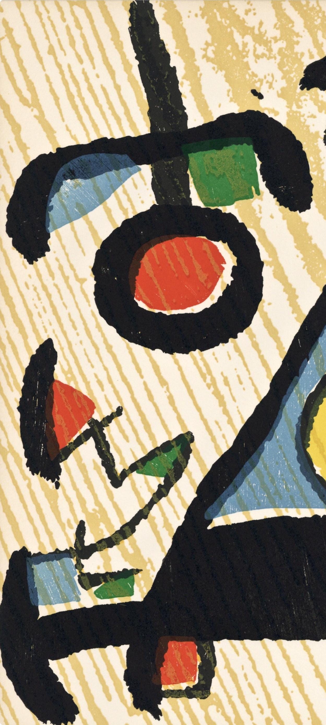 Joan Miró, Composition (Dupin 1291), Miró Graveur, Limited Edition Woodcut