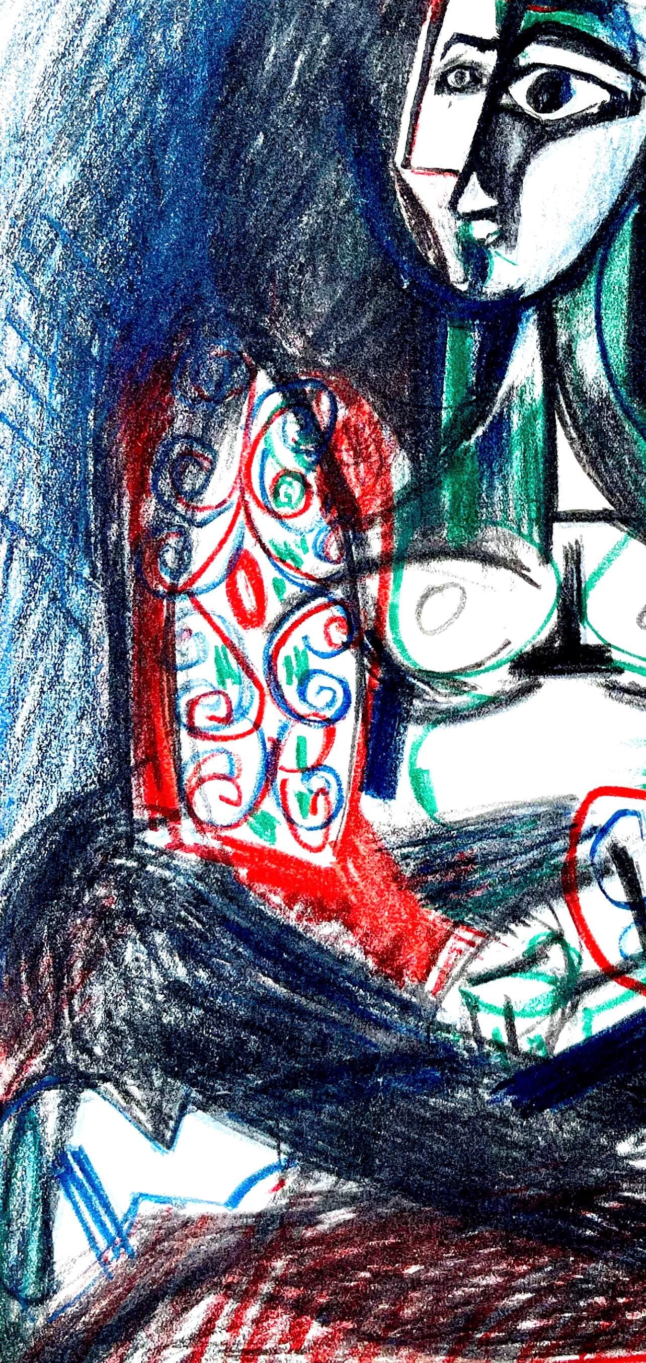 Pablo Picasso, Composition (Cramer 101), Carnet de la Californie, Limited Edition Lithograph