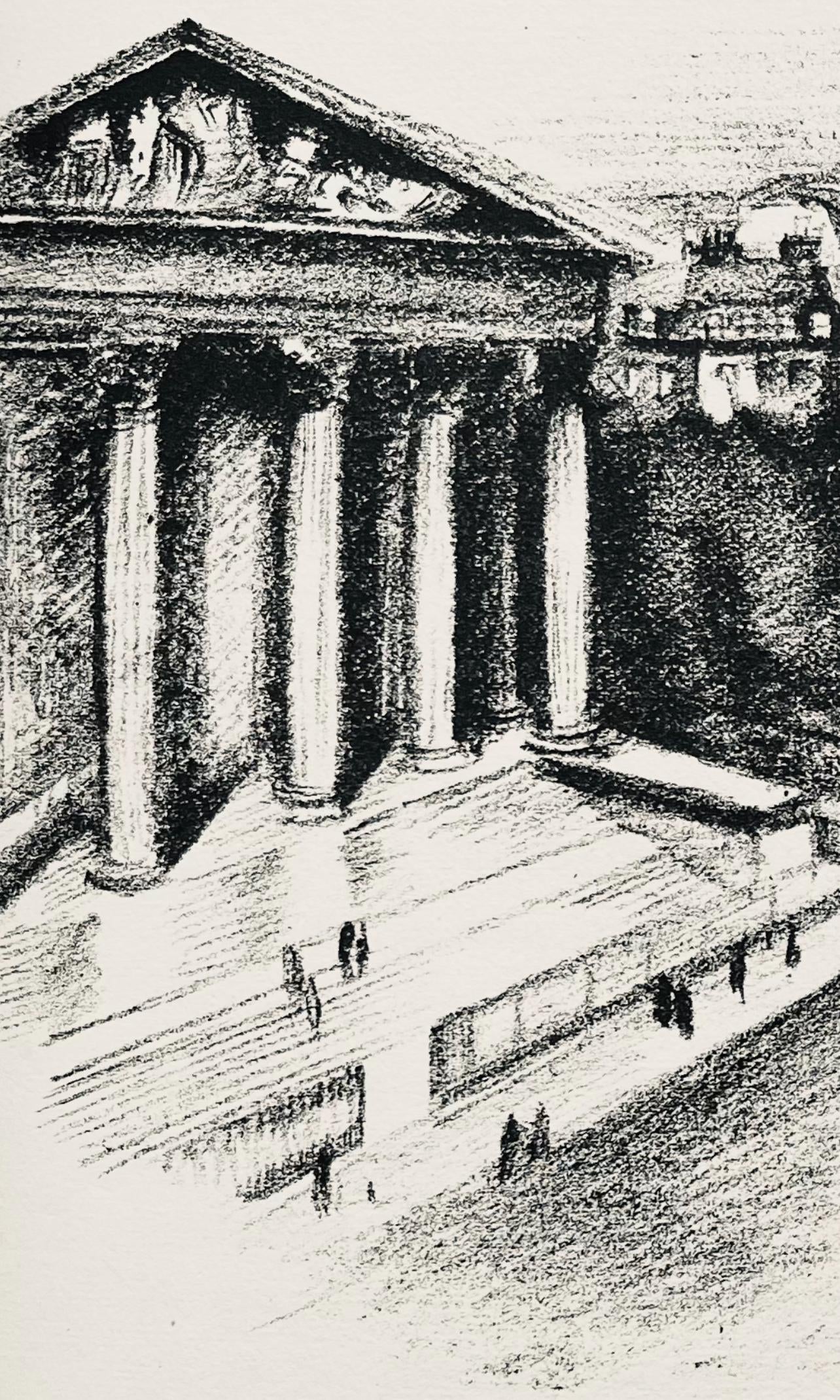 Robert Delaunay, La Madeleine et les Boulevard (Habasque 720-728), Allo! Paris!, Limited Edition Lithograph