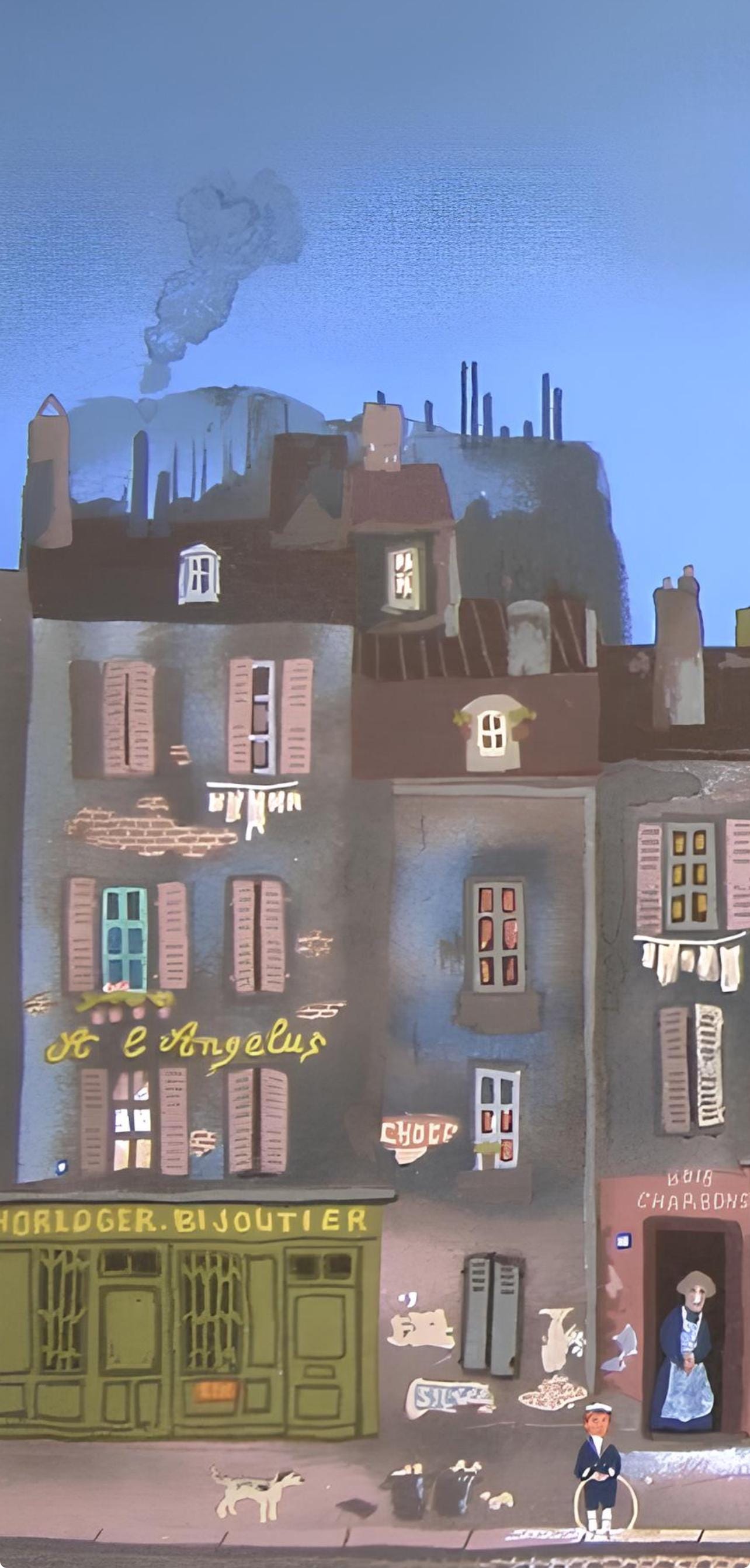 Michel Delacroix, Tour Eiffel le Soir, Limited Edition Lithograph