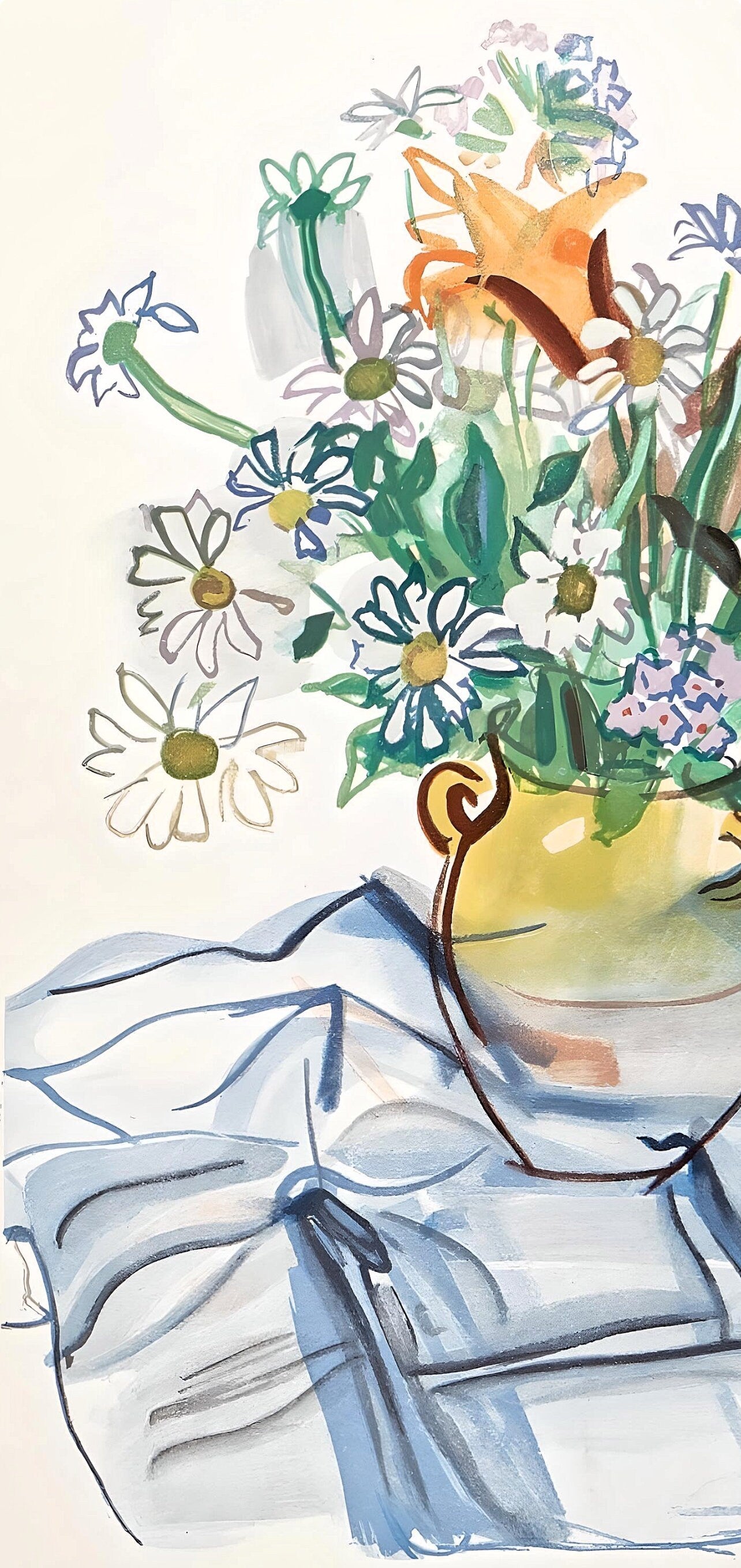 Raoul Dufy, Bouquet, Vacances forcées