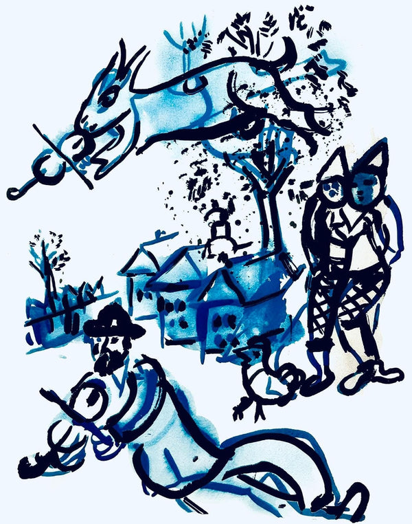 Marc Chagall, Composition, Couleur amour, Limited Edition Lithograph