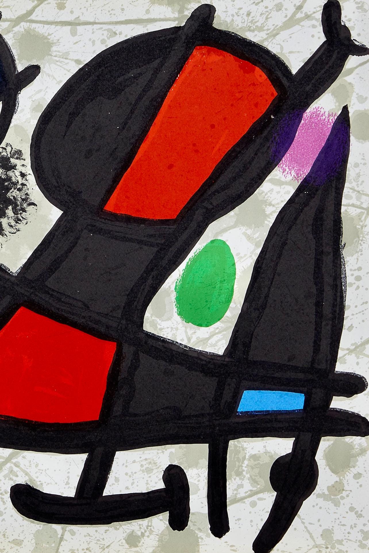 Joan Miró, Composition, Derrière le miroir, Limited Edition Lithograph
