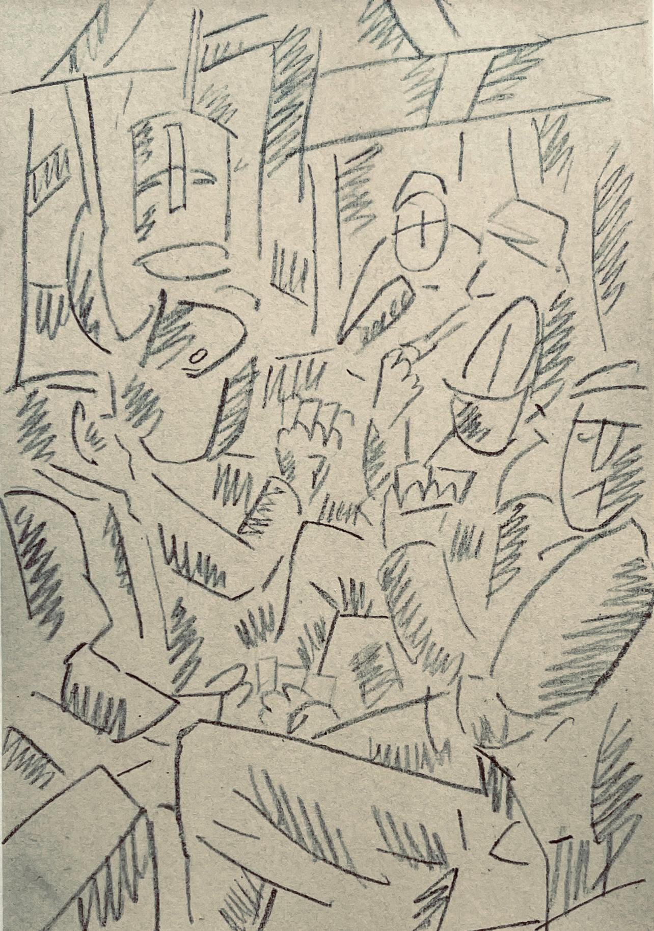 Fernand Léger, Soldats Jouant Aux Cartes, Fernand Léger, Dessins de Guerre, Limited Edition Lithograph