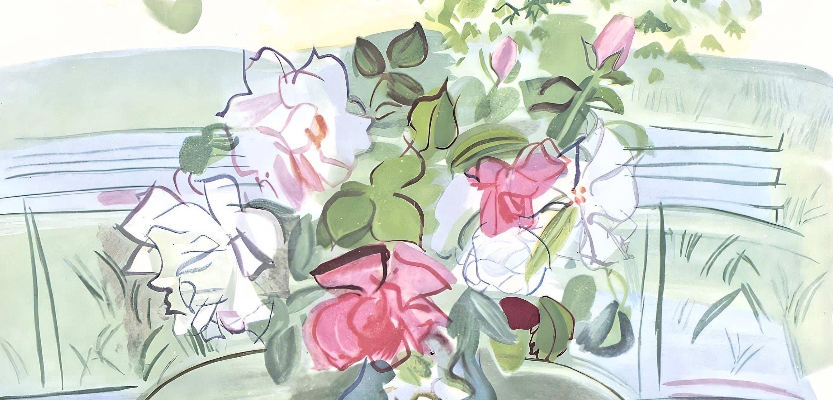 Raoul Dufy, L'opaline bleue, Vacances forcées