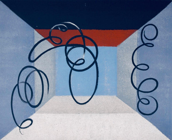 Jacques Villon, Composition (Ginestet/Pouillon 65-72), Jacques Villon, Huit lithographies, Limited Edition Lithograph