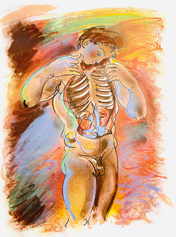 Hans Erni, Composition, Réflexions Simples Sur Le Corps, Limited Edition Lithograph