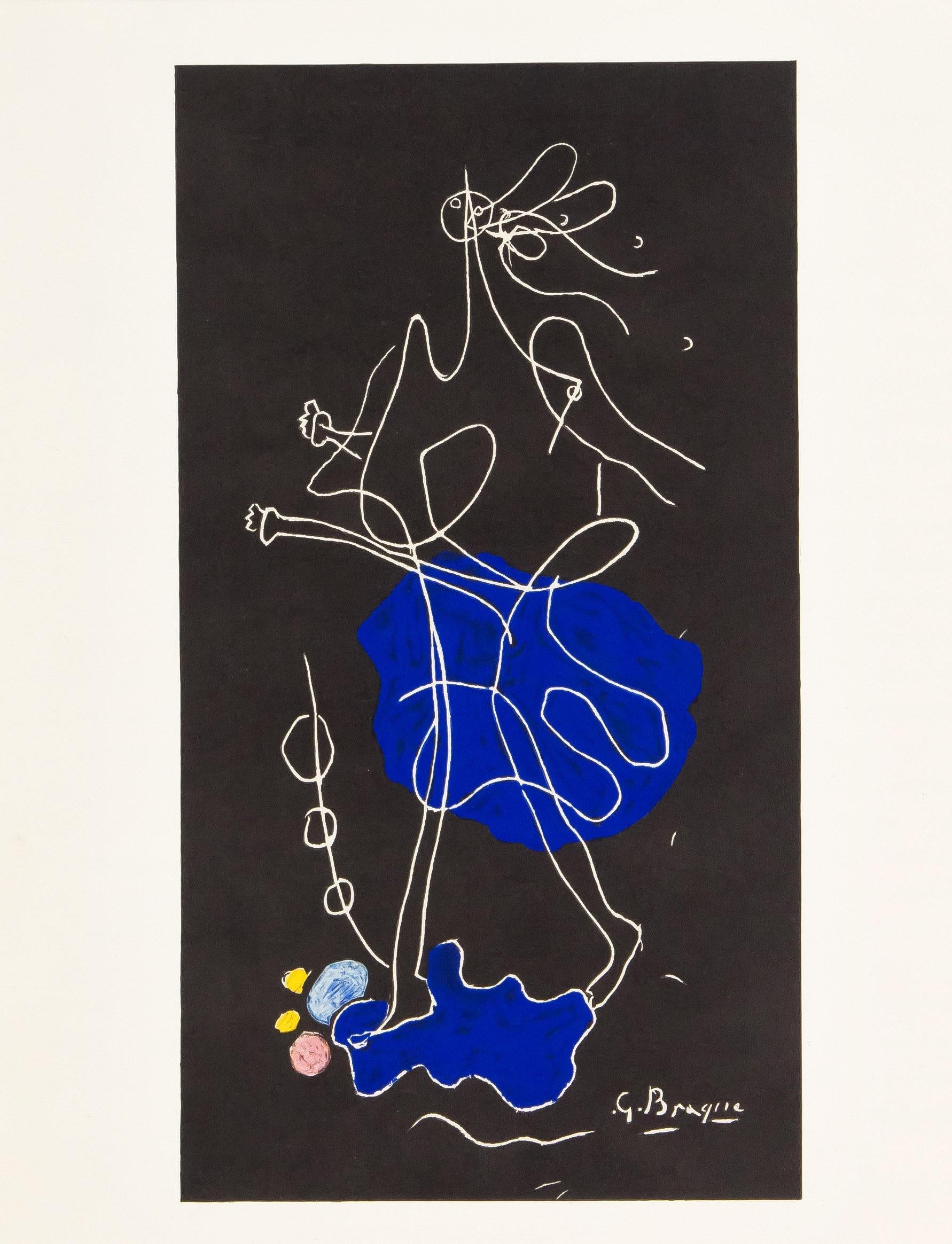 Georges Braque, Ajax, l’Hommage à Georges Braque, Derrière le miroir, Limited Edition Lithograph