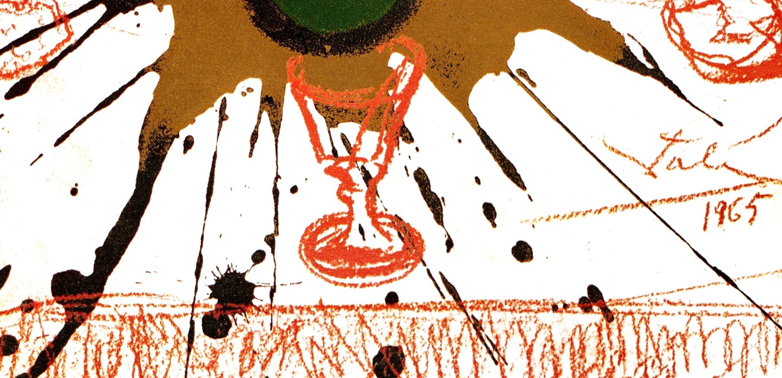 Salvador Dali, Composition (Michler/Löpsinger 1600; Field 69-3), Biblia Sacra, Limited Edition Lithograph