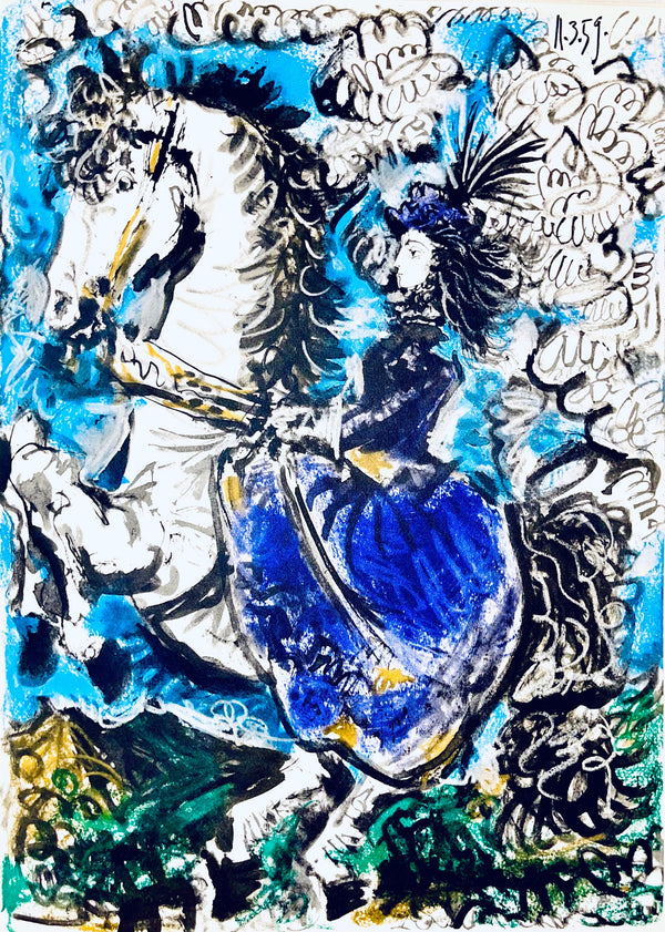 Pablo Picasso, Composition (Bloch 1276; Czwiklitzer 23), Toros y Toreros, Limited Edition Lithograph