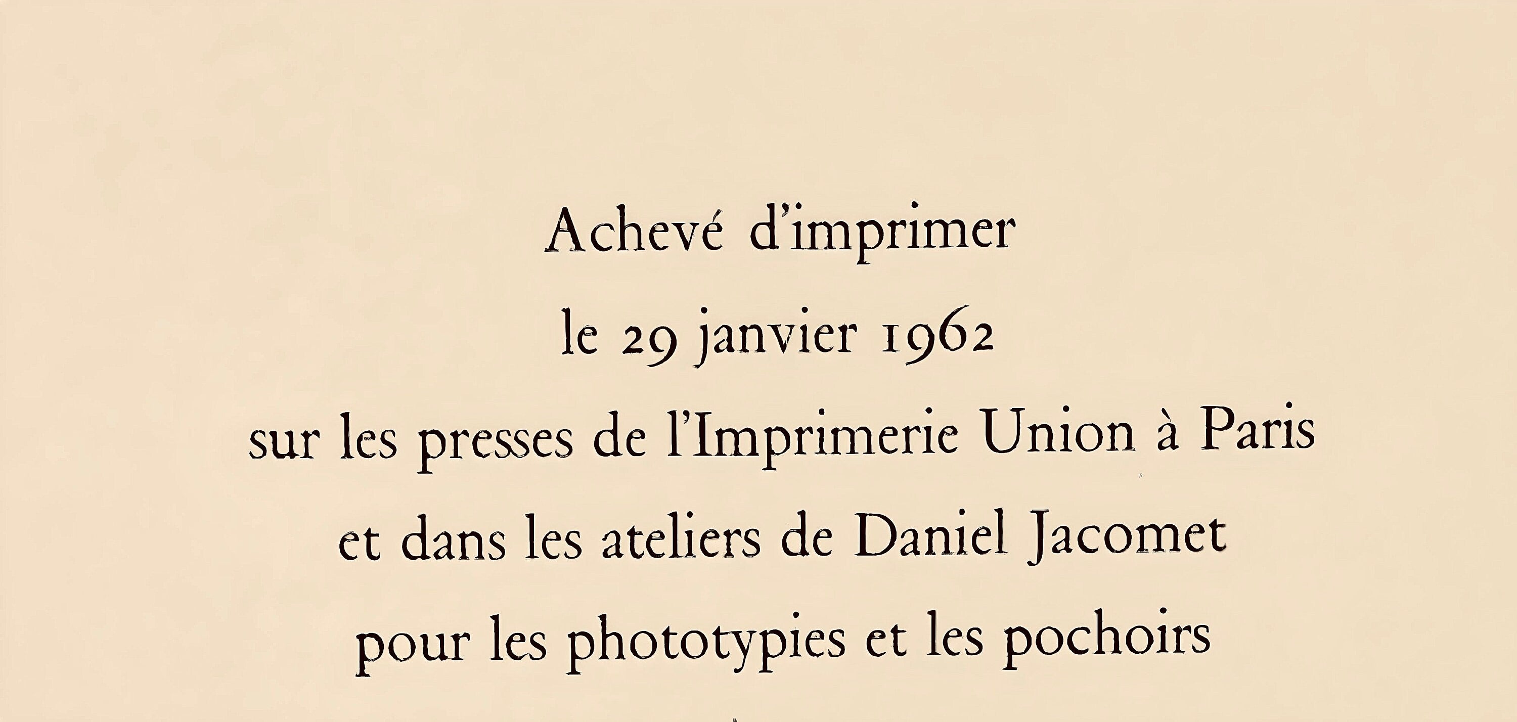 Pablo Picasso, Composition (Bloch 112; Kibbey 1466; Goeppert 115), Diurnes Découpages et Photographies, Limited Edition Phototype