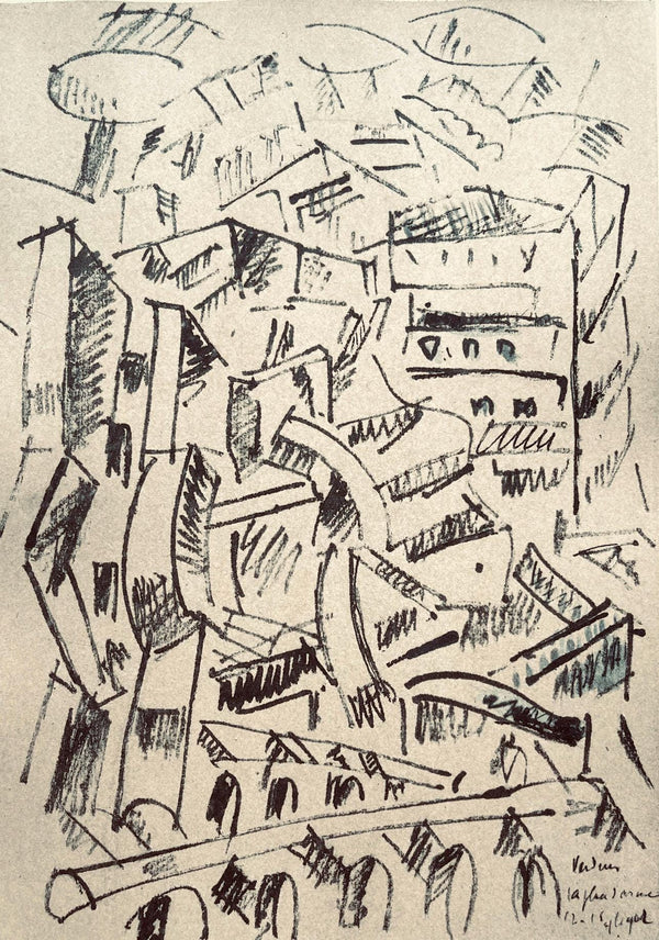 Fernand Léger, Verdun: La Place D'armes, Fernand Léger, Dessins de Guerre, Limited Edition Lithograph