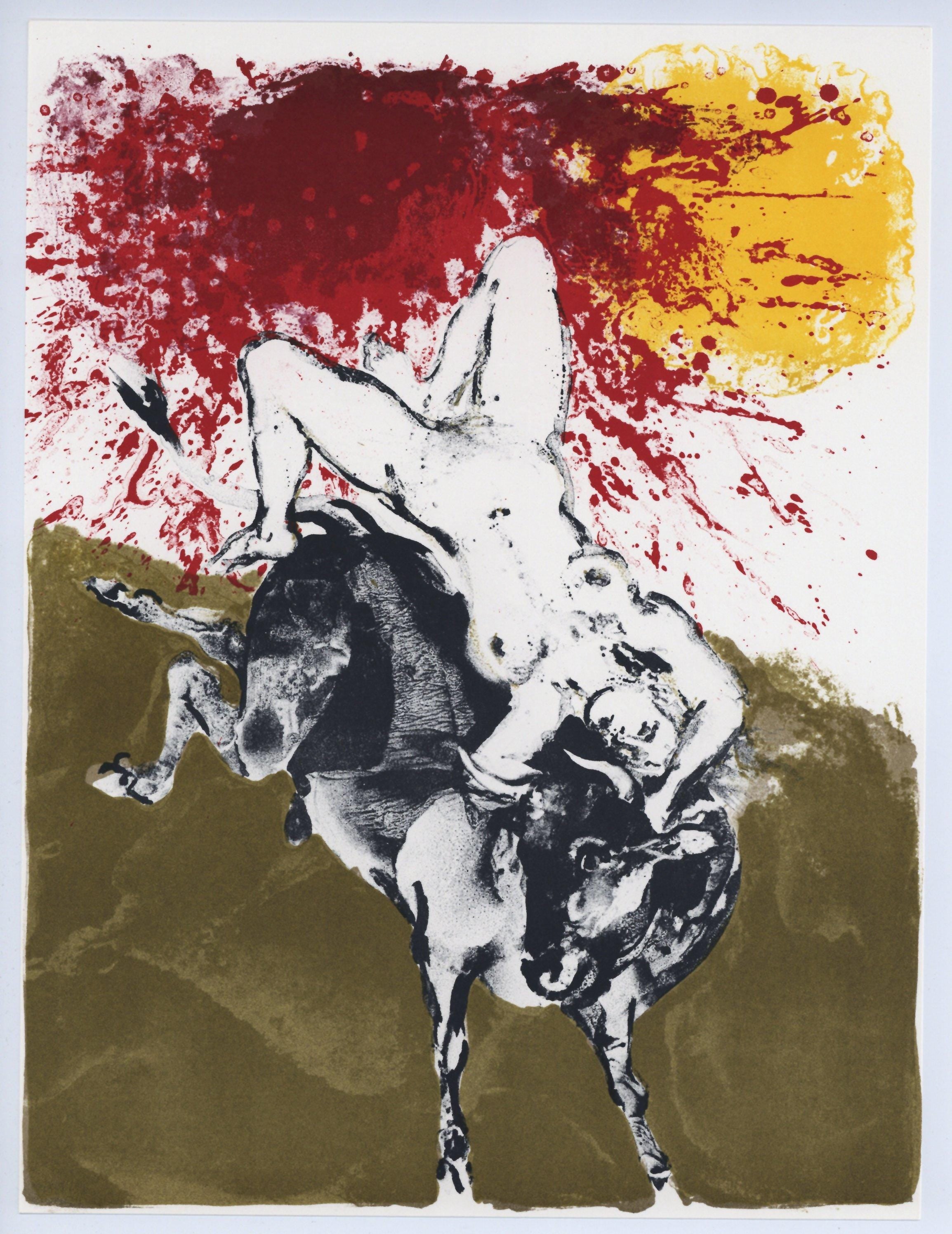 Walter Spitzer, Composition, L'Odyssée, Limited Edition Lithograph