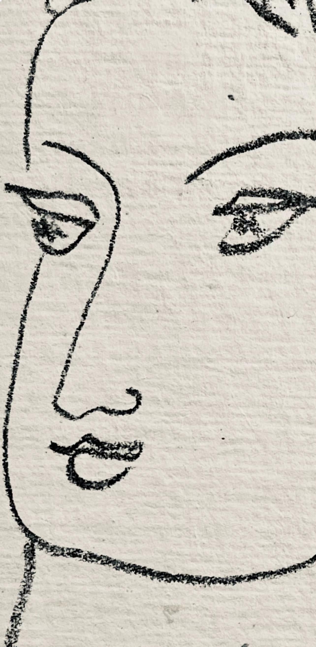 Henri Matisse, Lithographie VI (Duthuit 20), Repli, Gravures de Henri Matisse, Limited Edition Lithograph