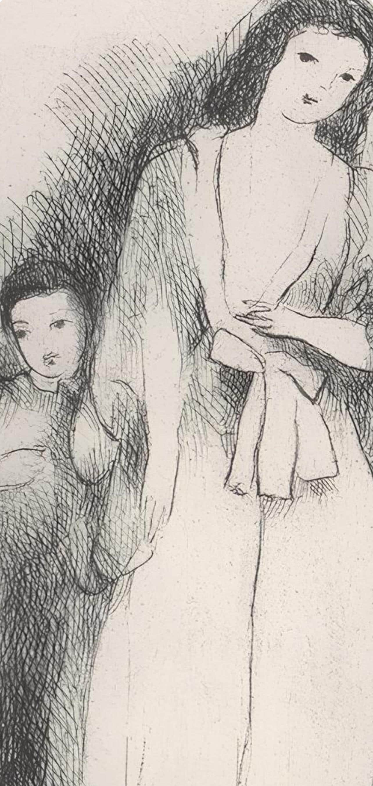 Marie Laurencin, Composition, Antarés, Limited Edition Etching