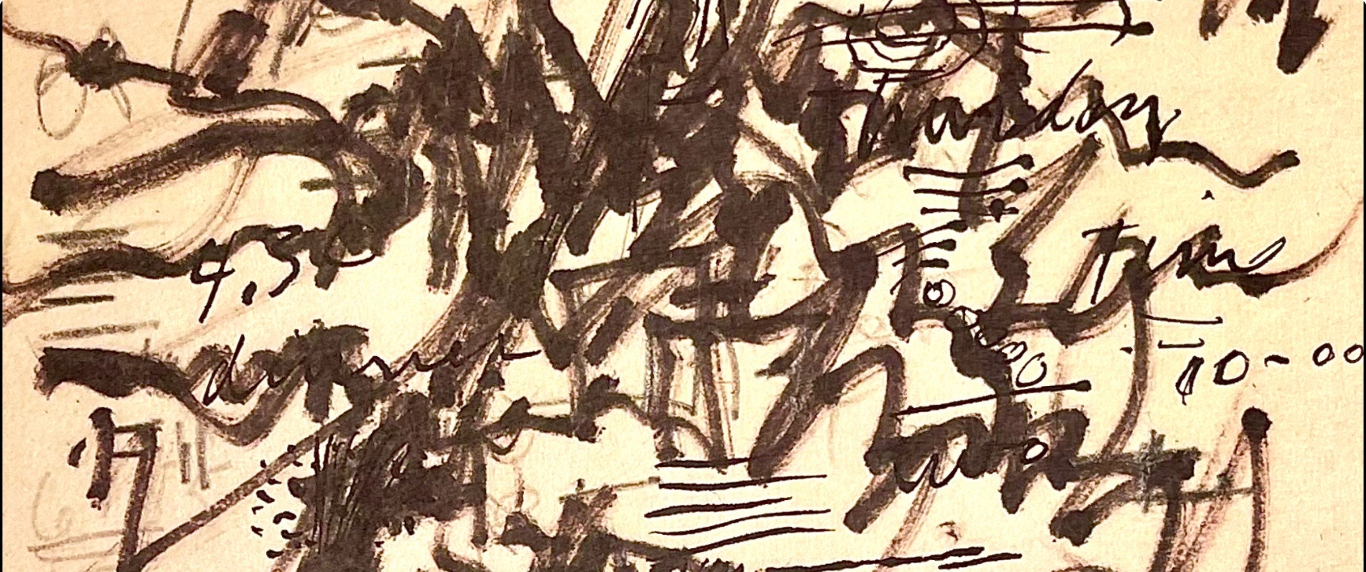 Jackson Pollock, Composition, Jackson Pollock, The Last Sketchbook, Limited Edition Lithograph
