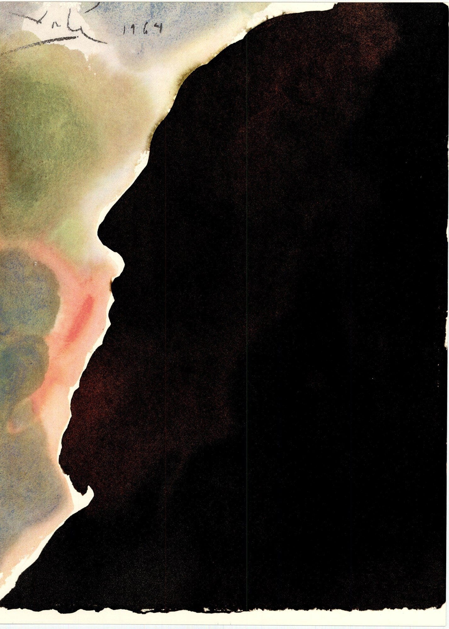 Salvador Dali, Composition (Michler/Löpsinger 1600; Field 69-3), Biblia Sacra, Limited Edition Lithograph
