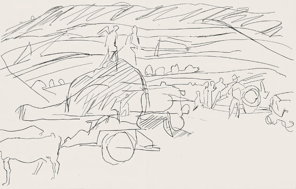 Jacques Villon, Composition (Ginestet/Pouillon 42-64), Hésiode, Les Travaux et les Jours, Limited Edition Etching