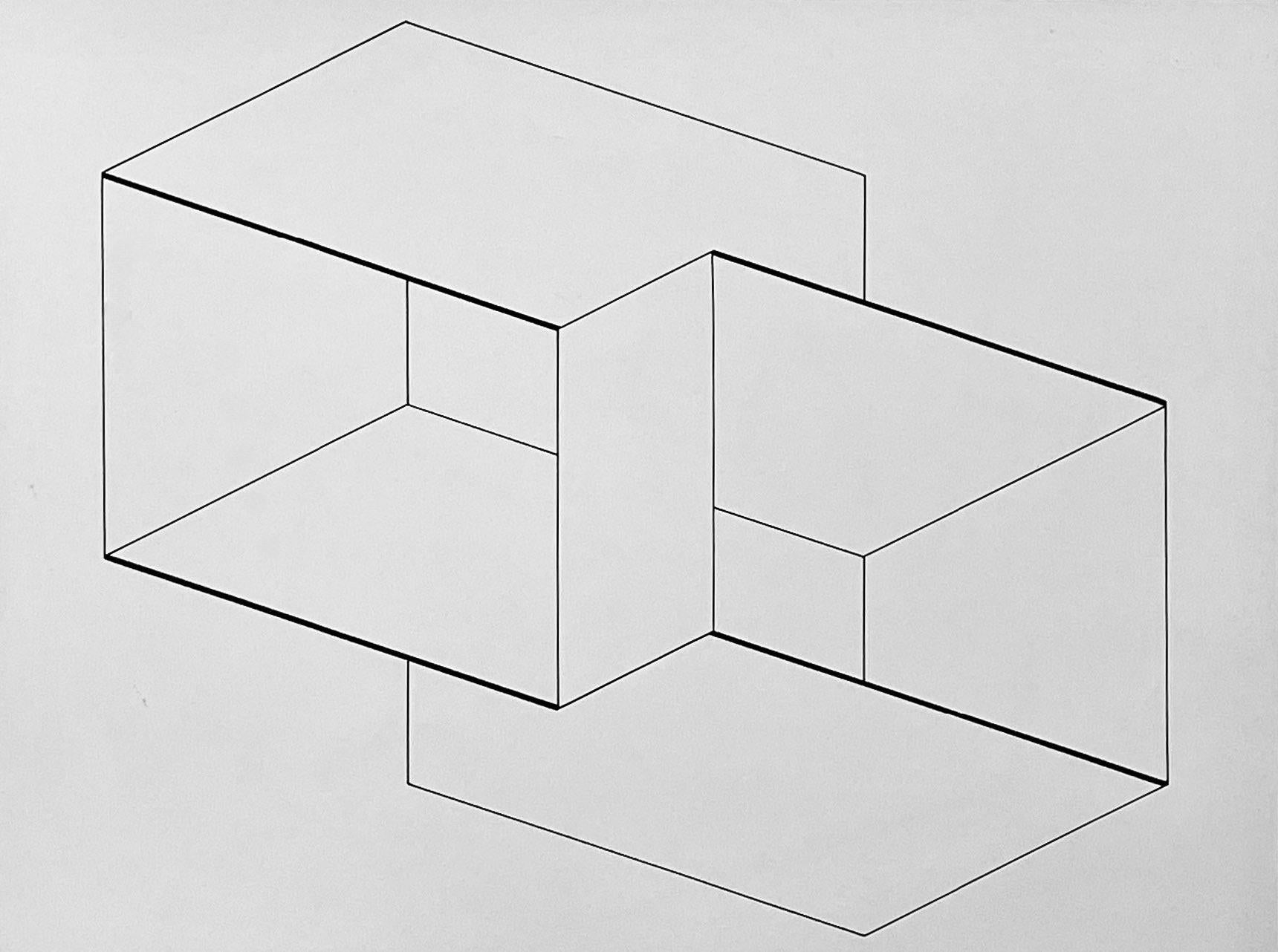 Josef Albers, Composition, Josef Albers Zeichnungen Drawings, Limited Edition Lithograph