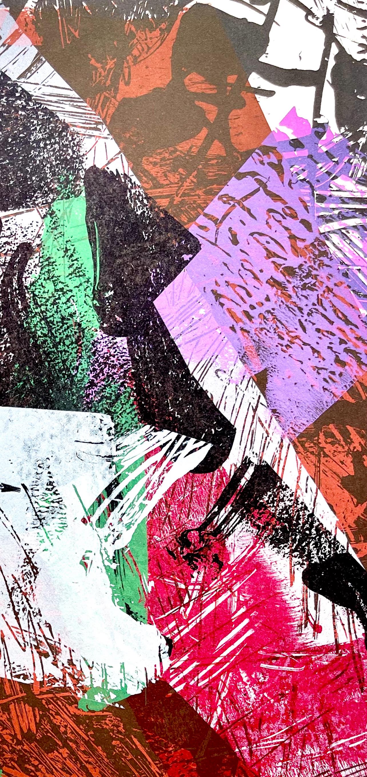 Jean-Paul Riopelle, Composition, Derrière le miroir, Limited Edition Lithograph