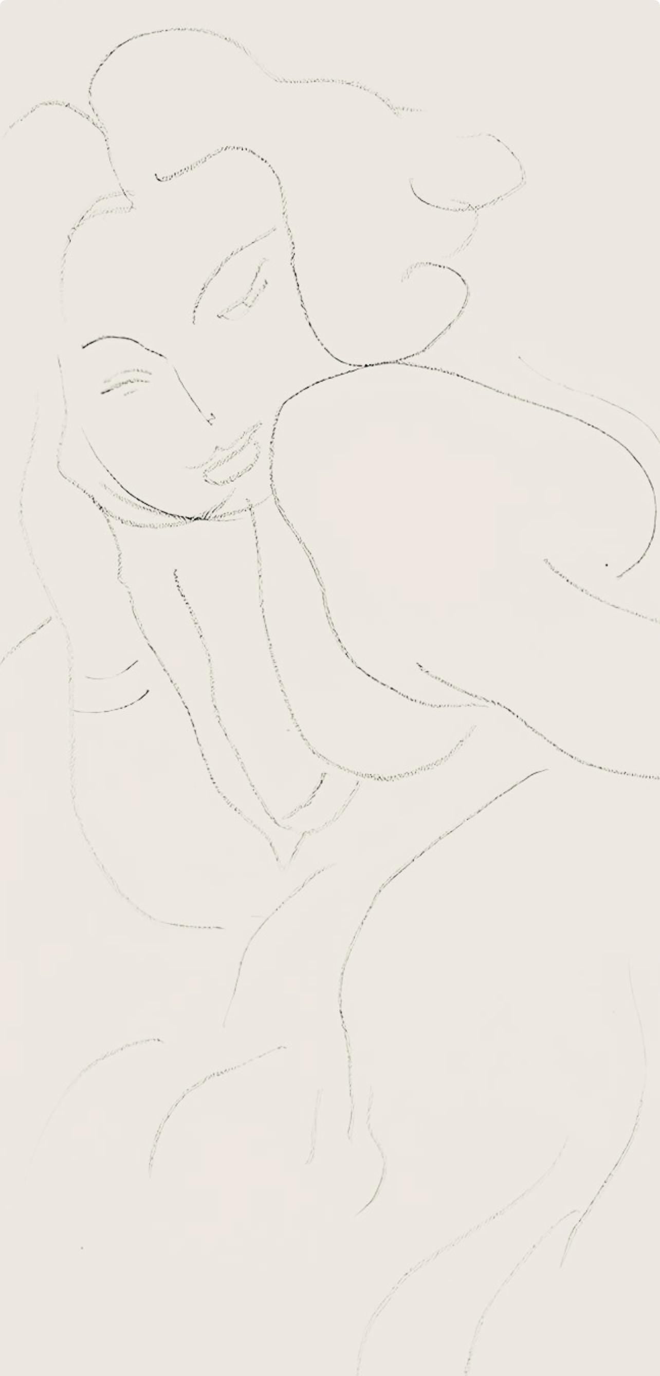Henri Matisse, Série E, var. 5 (Duthuit 9), Henri Matisse, Dessins, Thèmes et variations, Limited Edition Lithograph