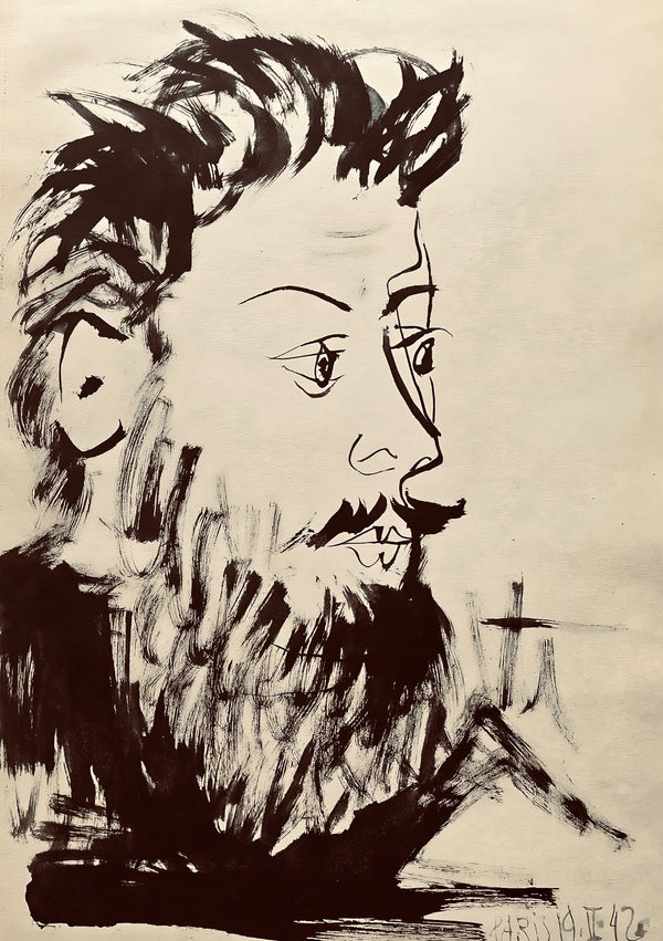 Pablo Picasso, Composition, Carnet de dessins de Picasso, Cahiers d’Art, Limited Edition Lithograph