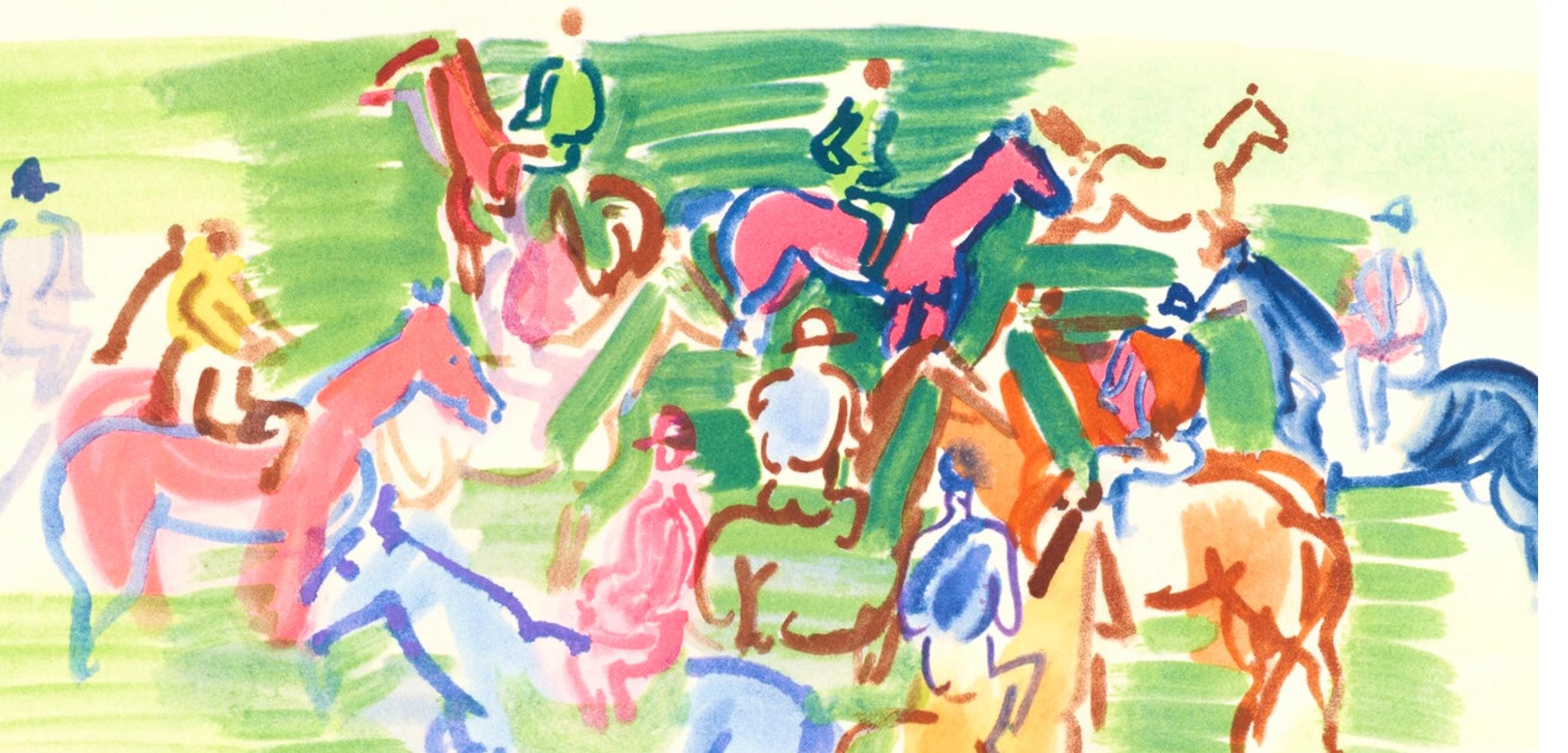 Raoul Dufy, Paddock, Douze Contemporains, Limited Edition Lithograph