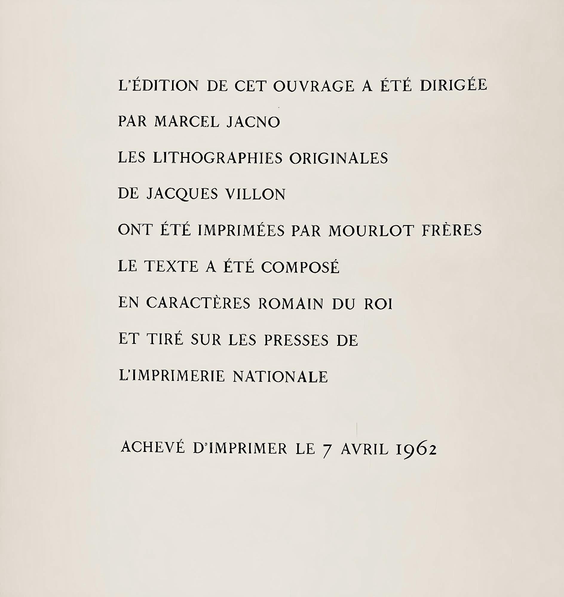 Jacques Villon, Composition (Ginestet/Pouillon 65-72), Jacques Villon, Huit lithographies, Limited Edition Lithograph