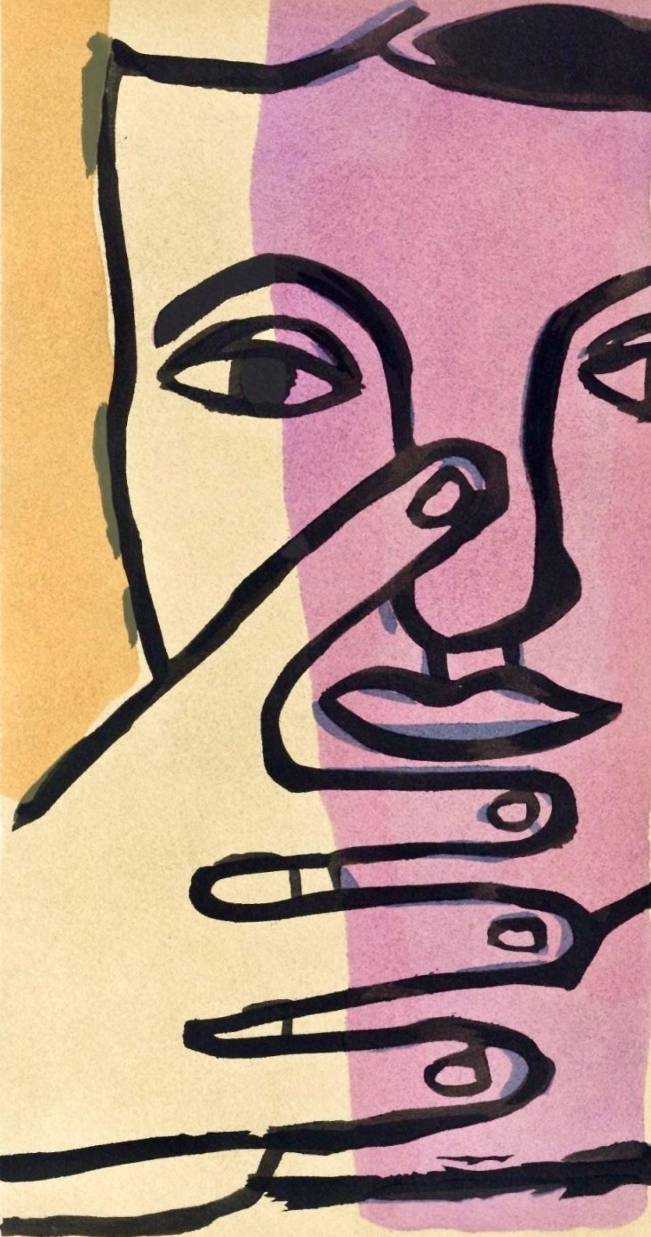 Fernand Léger, Composition, Cahiers d'Art, Limited Edition Lithograph
