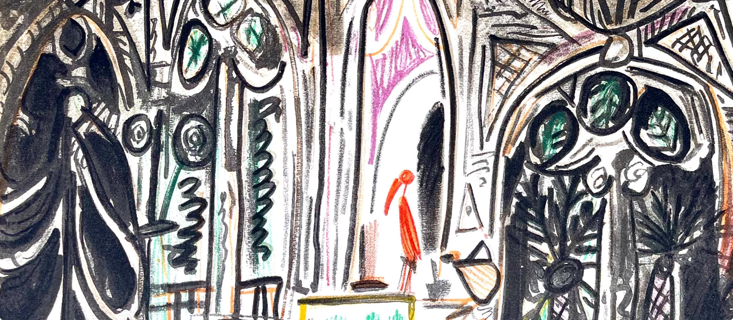 Pablo Picasso, Composition (Cramer 101), Carnet de la Californie, Limited Edition Lithograph