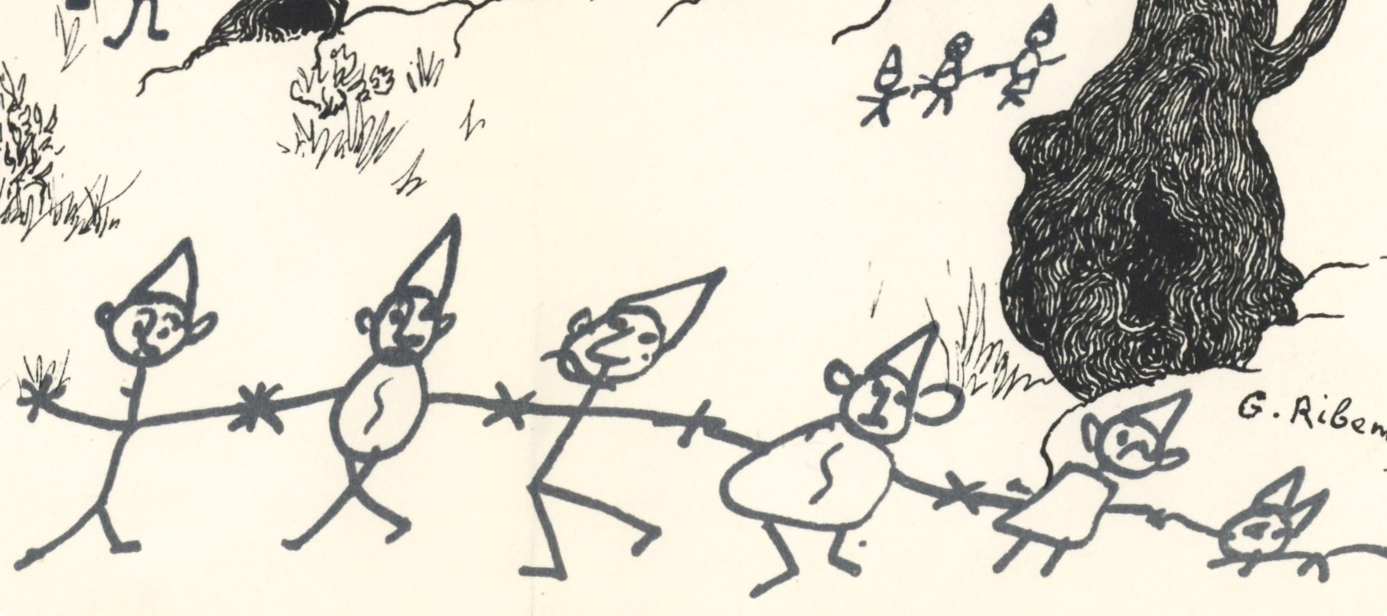 Joan Miró, Jacques Prévert, Composition (Cramer 39), Joan Miró, Limited Edition Lithograph