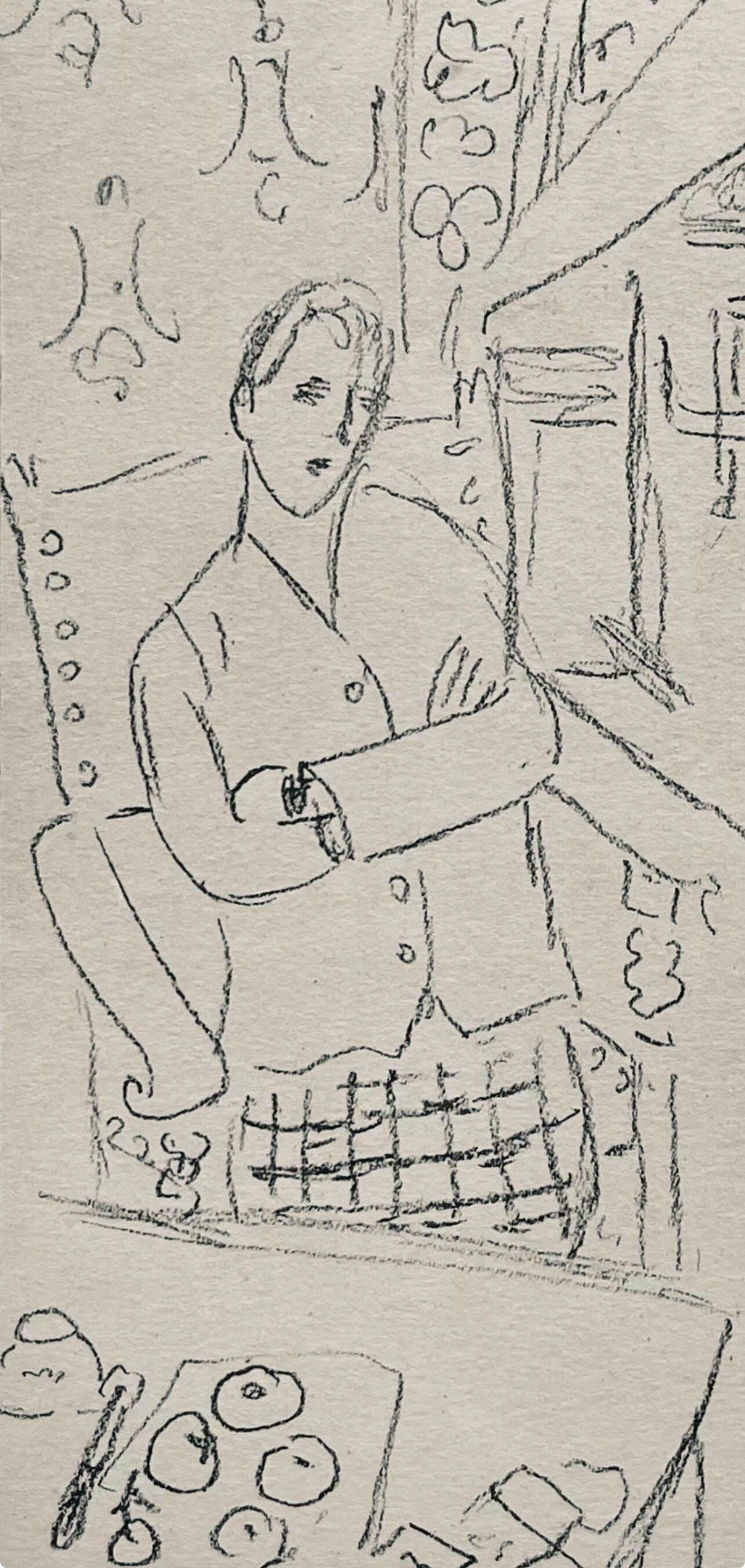 Henri Matisse, Composition (Dutel 3), Dessins de Henri-Matisse, Limited Edition Lithograph