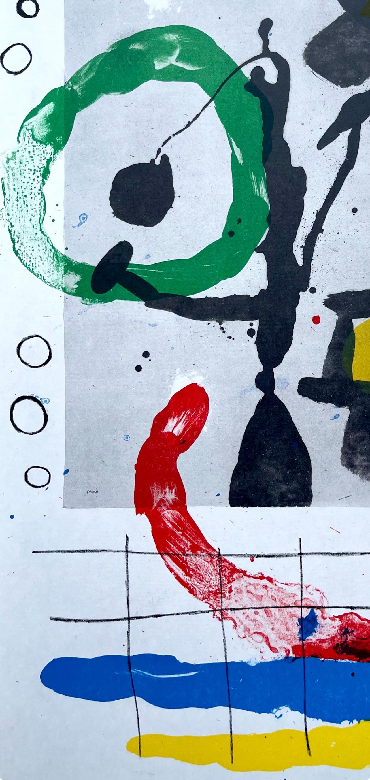 Joan Miró, Composition (Cramer 102; Mourlot 428-449), Derrière le miroir, Limited Edition Lithograph