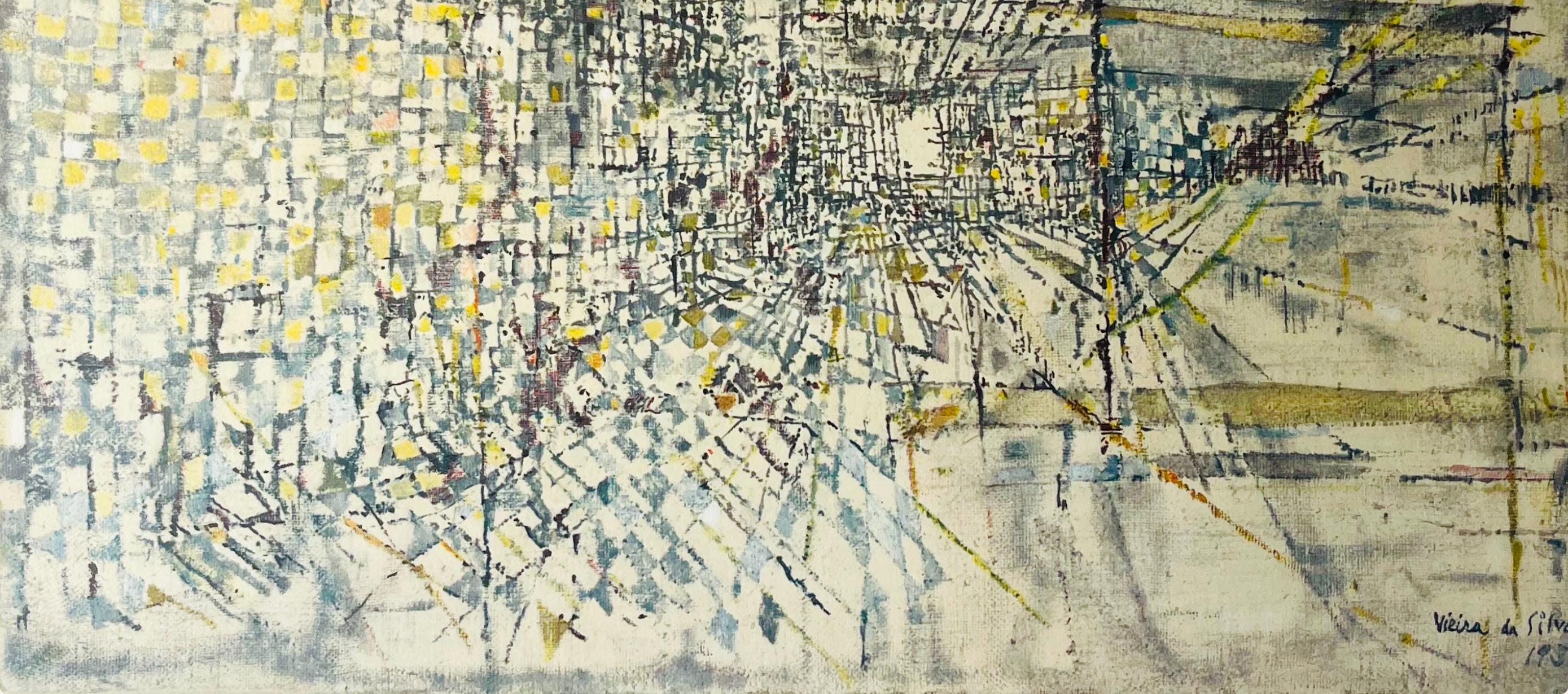 Vieira da Silva, Composition, Vieira da Silva, Peintres d'aujourd'hui, Limited Edition Lithograph