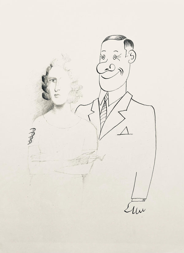 Saul Steinberg, Composition, Derrière le miroir, Limited Edition Lithograph