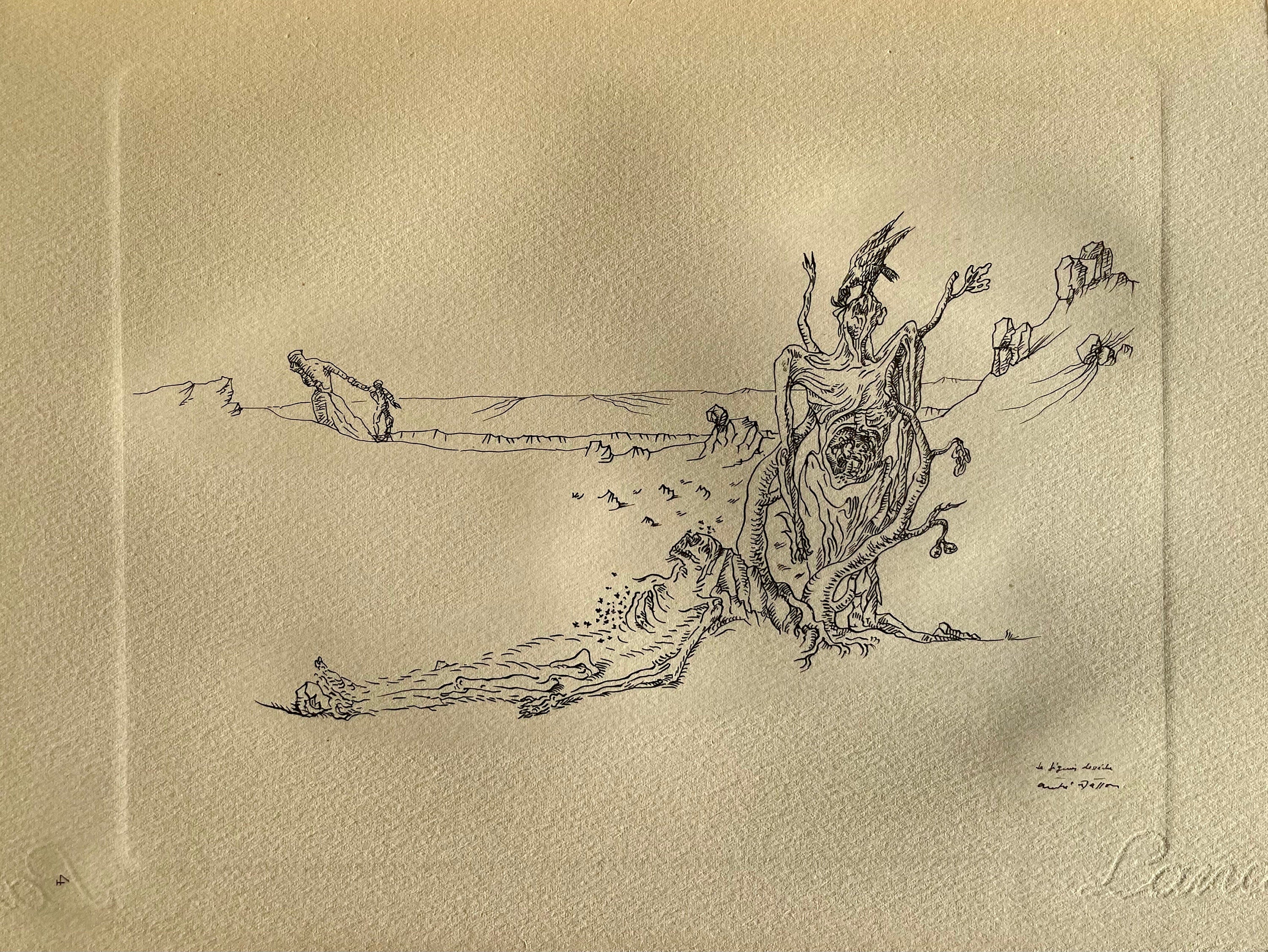 André Masson, Le figuier desséché, Masson Dessins, Limited Edition Lithograph