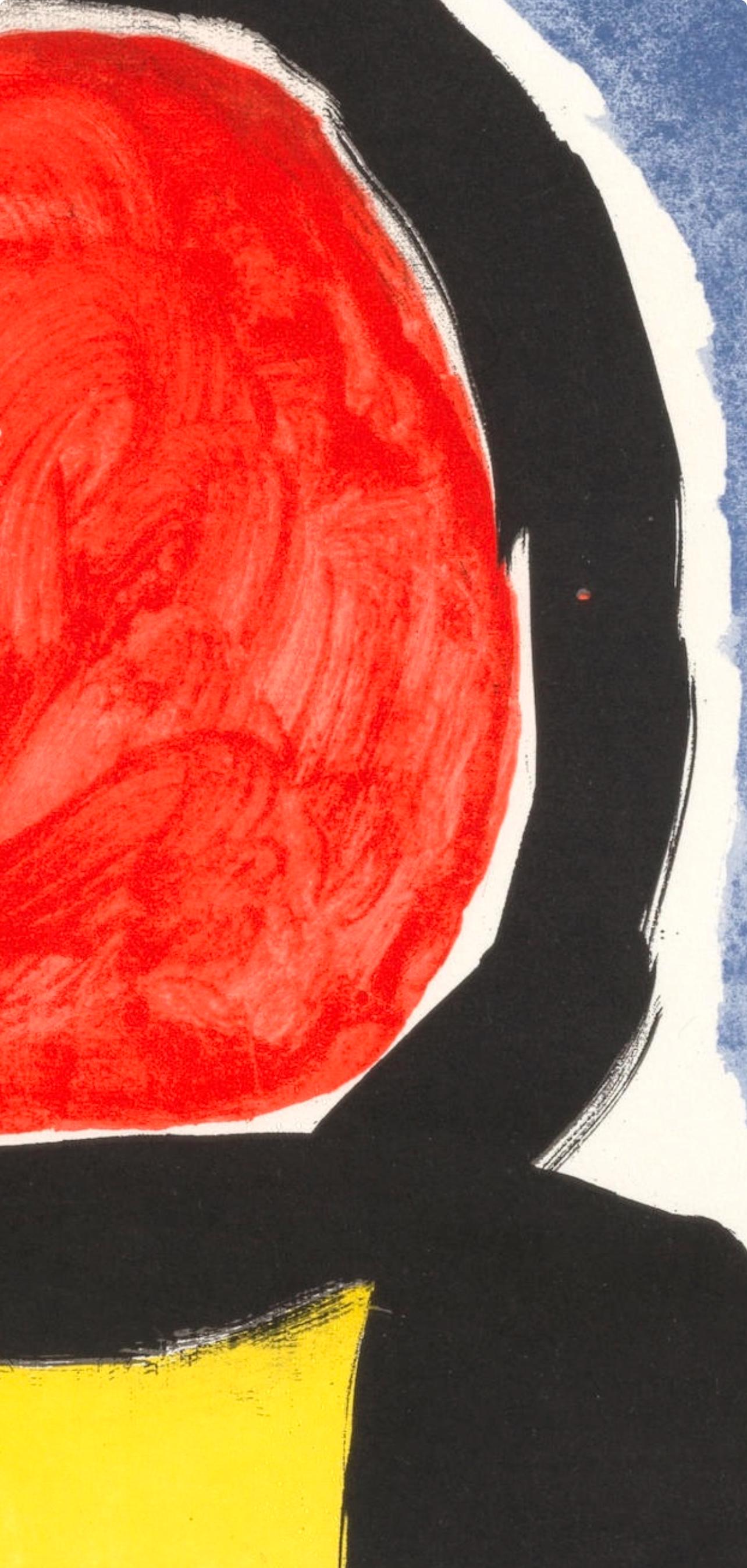 Joan Miró, Composition (Mourlot 686), El tapís de Tarragona, Limited Edition Lithograph