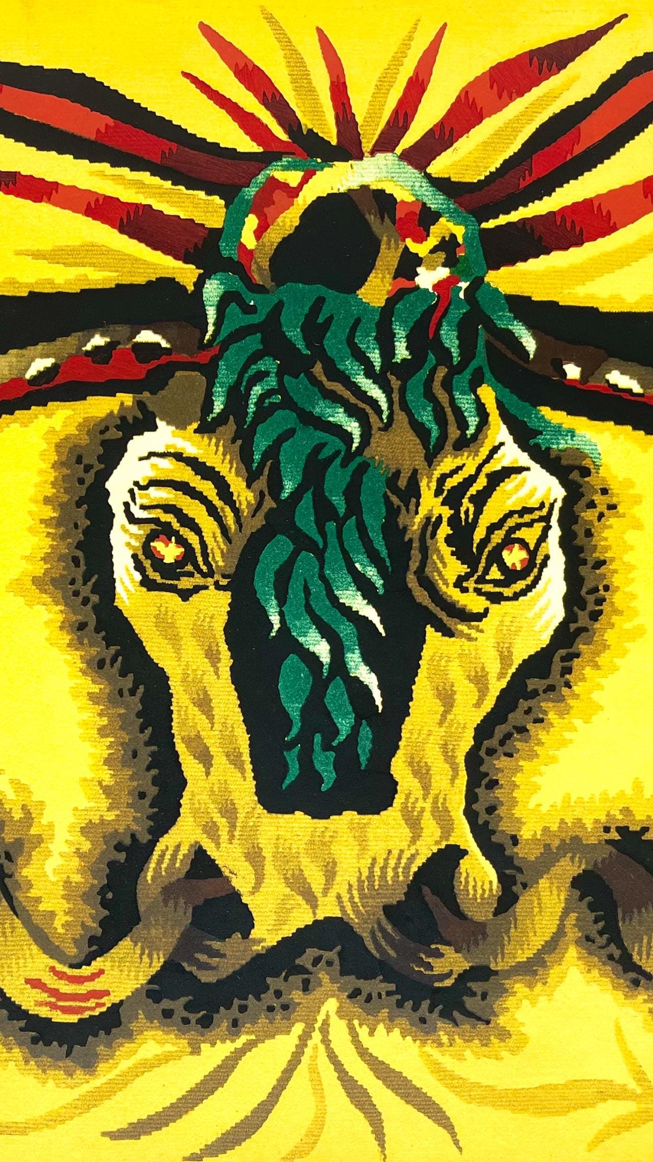 Jean Lurçat, Le Taureau (Taurus), Les Signes du zodiaque, Limited Edition Lithograph